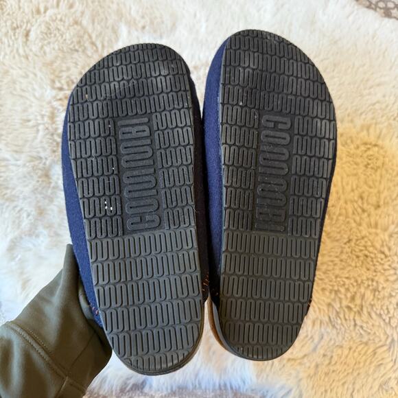 Cozy Women's Dark Blue Slippers - Picture 6 of 6